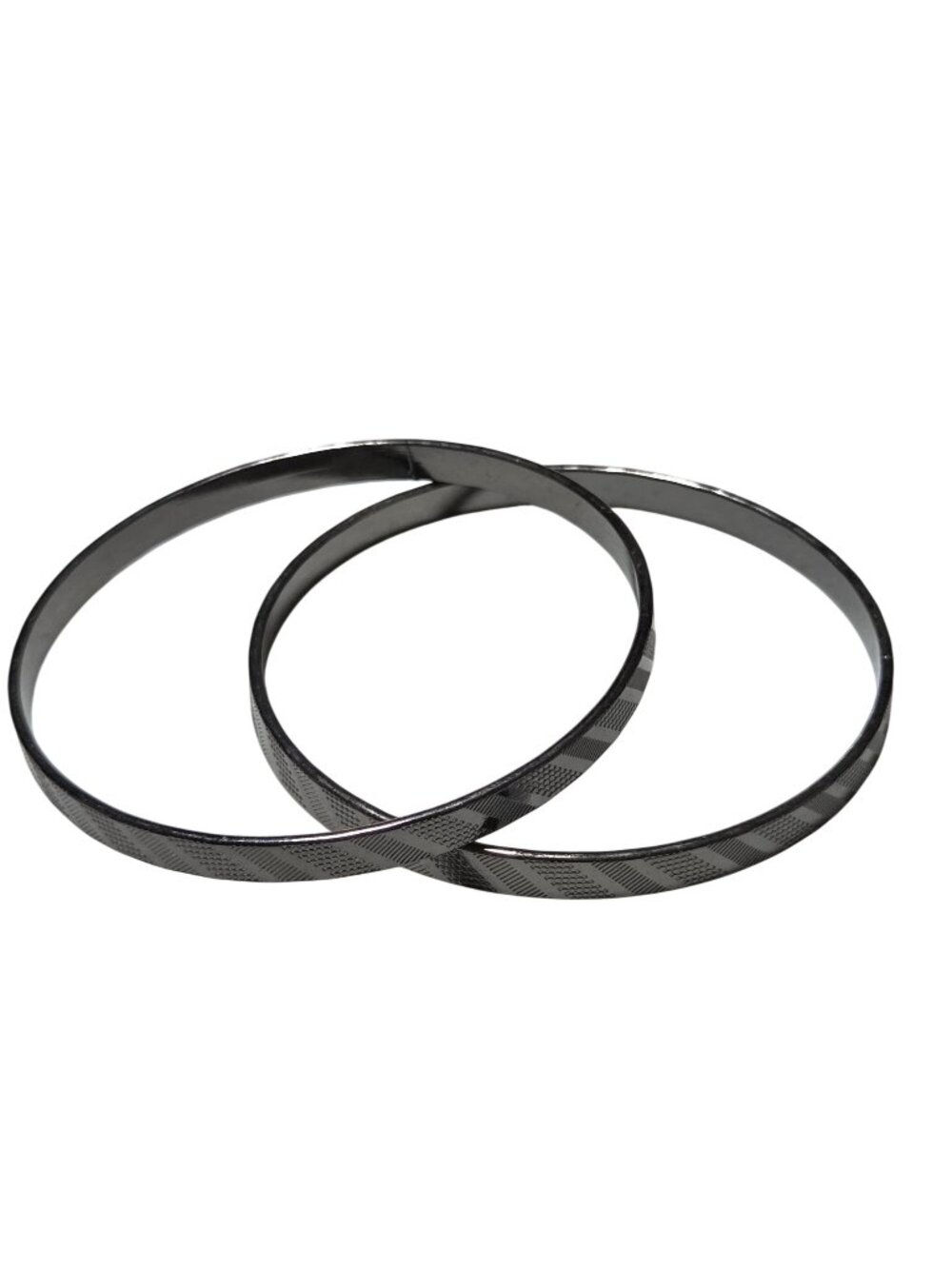 Retro Etched Bangle Bracelets 80s 90s Fashion Jewelry Women
